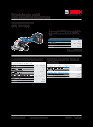 Акумулаторни ъглошлайфи Bosch GWS 18V-15 SC