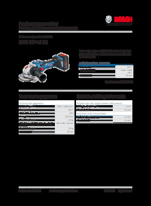 Акумулаторни ъглошлайфи Bosch GWS 18V-15 SC