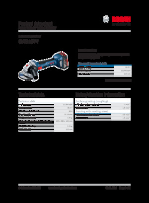 Акумулаторни ъглошлайфи Bosch GWS 18V-7