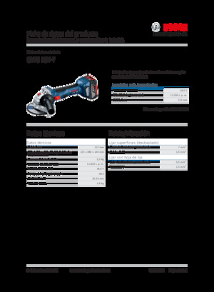 Акумулаторни ъглошлайфи Bosch GWS 18V-7