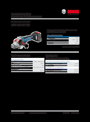 Акумулаторни ъглошлайфи Bosch GWX 18V-10 PSC