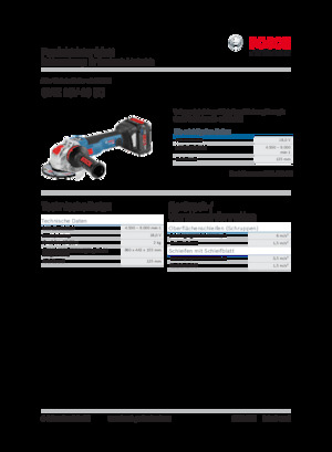 Акумулаторни ъглошлайфи Bosch GWX 18V-10 SC