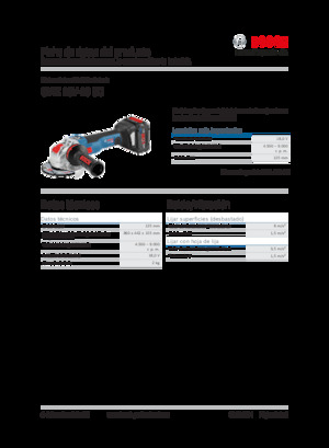 Акумулаторни ъглошлайфи Bosch GWX 18V-10 SC