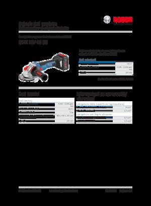 Акумулаторни ъглошлайфи Bosch GWX 18V-10 SC