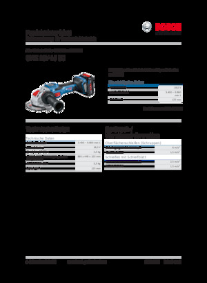 Акумулаторни ъглошлайфи Bosch GWX 18V-15 SC