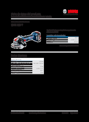 Акумулаторни ъглошлайфи Bosch GWX 18V-7