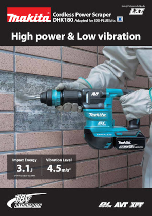Акумулаторни чукове за разрушаване Makita DHK180