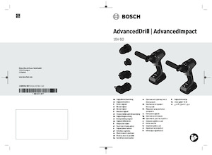 Акумулаторни бормашини и винтоверти Bosch AdvancedImpact 18V-80 QuickSnap