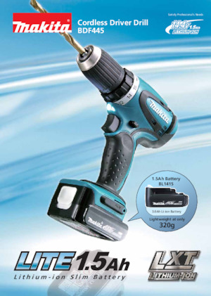 Акумулаторни бормашини и винтоверти Makita BDF445 