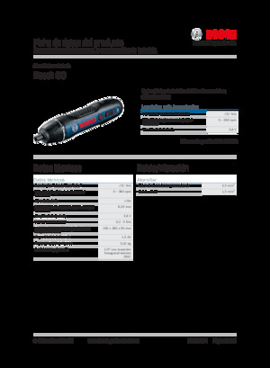 Акумулаторни бормашини и винтоверти Bosch Bosch GO