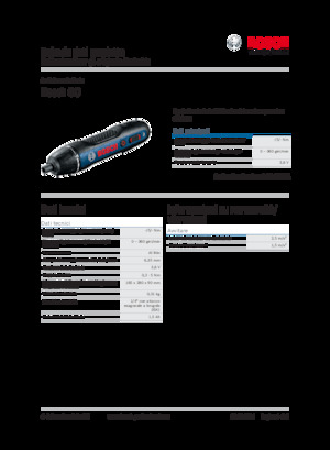 Акумулаторни бормашини и винтоверти Bosch Bosch GO