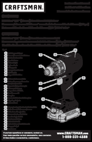 Акумулаторни бормашини и винтоверти Craftsman CMCD726B