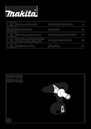 Акумулаторни бормашини и винтоверти Makita DDF458