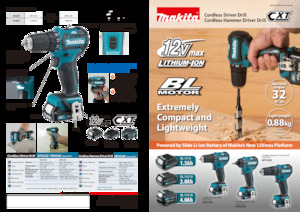 Акумулаторни бормашини и винтоверти Makita HP332D