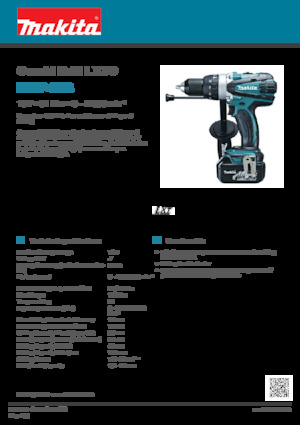 Акумулаторни бормашини и винтоверти Makita DHP458