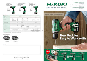 Акумулаторни бормашини и винтоверти HiKOKI DS12DA