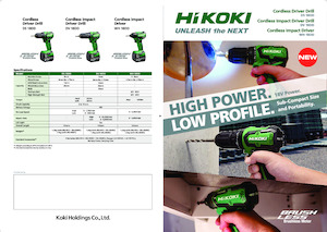 Акумулаторни бормашини и винтоверти HiKOKI DV18DD