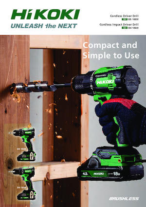 Акумулаторни бормашини и винтоверти HiKOKI DV18DE