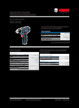 Акумулаторни бормашини и винтоверти Bosch GSR 12V-15