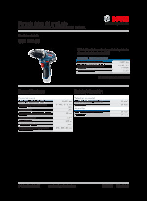 Акумулаторни бормашини и винтоверти Bosch GSR 12V-35