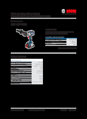 Акумулаторни бормашини и винтоверти Bosch GSR 18V-110 C