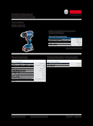 Акумулаторни бормашини и винтоверти Bosch GSR 18V-45