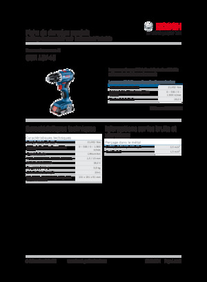 Акумулаторни бормашини и винтоверти Bosch GSR 18V-45