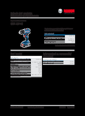 Акумулаторни бормашини и винтоверти Bosch GSR 18V-45