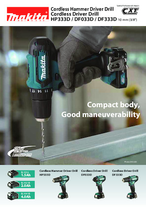 Акумулаторни бормашини и винтоверти Makita DF033D