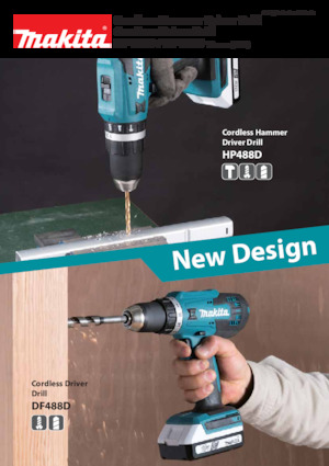 Акумулаторни бормашини и винтоверти Makita HP488D