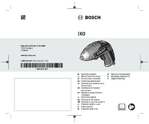 Акумулаторни бормашини и винтоверти Bosch IXO 5