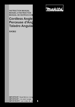 Акумулаторни бормашини и винтоверти Makita XAD02