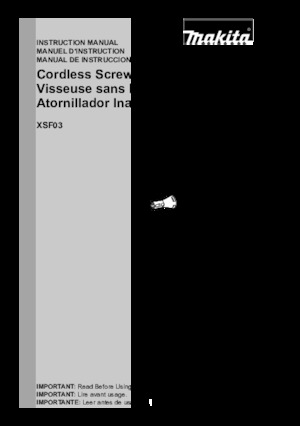 Акумулаторни бормашини и винтоверти Makita XSF03TX2