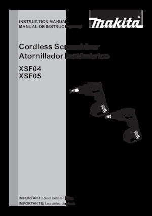 Акумулаторни бормашини и винтоверти Makita XSF05Z