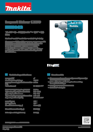 Акумулаторни ударни винтоверти и гаечни ключове Makita BTD043