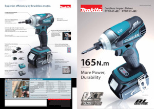 Акумулаторни ударни винтоверти и гаечни ключове Makita BTD145 