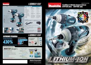 Акумулаторни ударни винтоверти и гаечни ключове Makita BTP140 