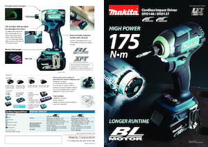 Акумулаторни ударни винтоверти и гаечни ключове Makita DTD148 