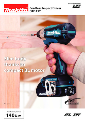 Акумулаторни ударни винтоверти и гаечни ключове Makita DTD157