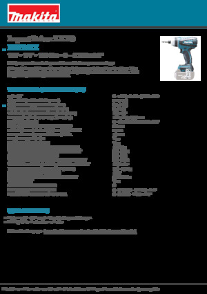 Акумулаторни ударни винтоверти и гаечни ключове Makita DTP141Z