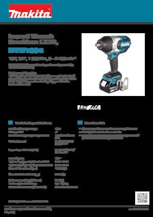 Акумулаторни ударни винтоверти и гаечни ключове Makita DTW1004