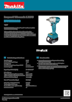 Акумулаторни ударни винтоверти и гаечни ключове Makita DTWA260