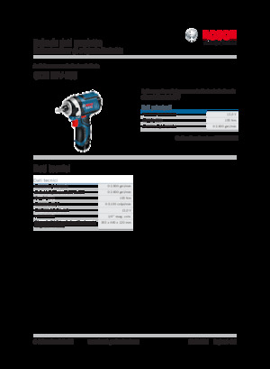 Акумулаторни ударни винтоверти и гаечни ключове Bosch GDR 12V-105