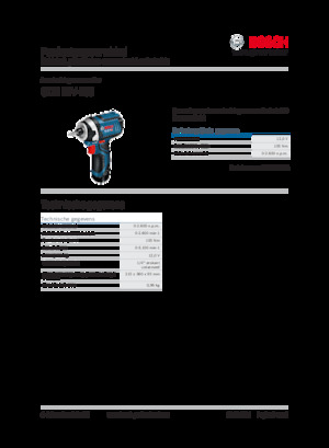 Акумулаторни ударни винтоверти и гаечни ключове Bosch GDR 12V-105
