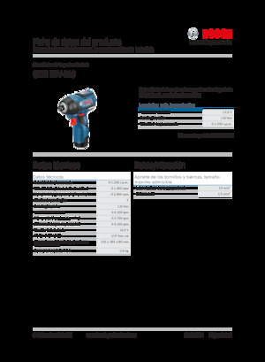 Акумулаторни ударни винтоверти и гаечни ключове Bosch GDR 12V-110