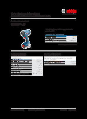 Акумулаторни ударни винтоверти и гаечни ключове Bosch GDR 18V-160