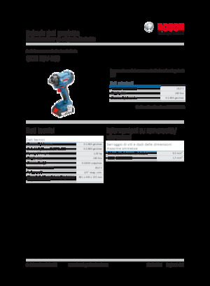 Акумулаторни ударни винтоверти и гаечни ключове Bosch GDR 18V-160