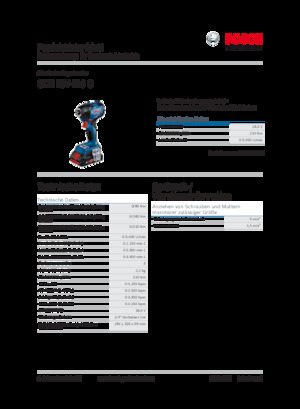 Акумулаторни ударни винтоверти и гаечни ключове Bosch GDR 18V-210 C
