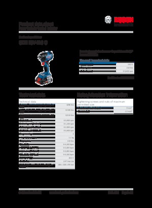 Акумулаторни ударни винтоверти и гаечни ключове Bosch GDR 18V-210 C