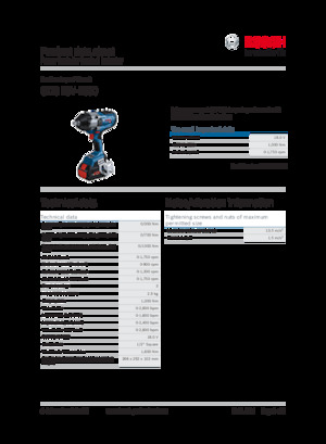 Акумулаторни ударни винтоверти и гаечни ключове Bosch GDS 18V-1000